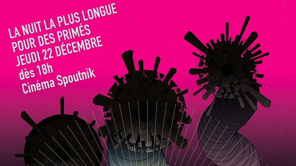 Affiche de la soirée cinéma gratuite d'Animatou au Spoutnik à Genève