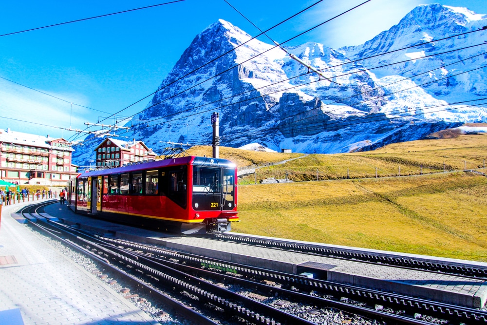 Jungfraujoch, de la Jungfraubahn en Suisse
